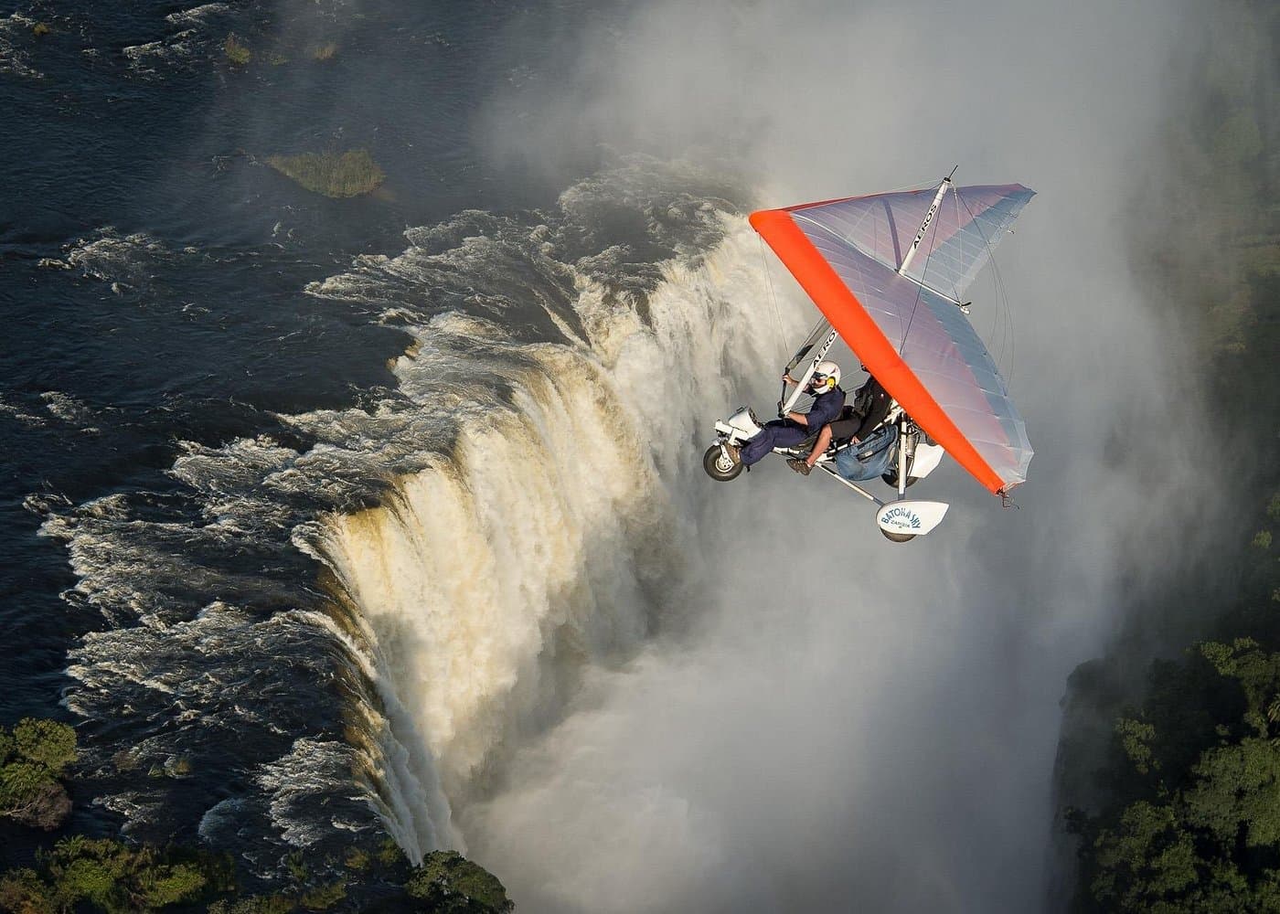 Microlight Flight Over Victoria Falls