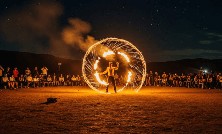 Marrakech: Sunset, Dinner, Berber Music & Fire Show Under The Stars In Agafay Desert